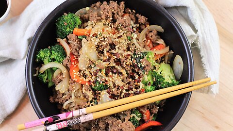 Delicious Asian Ground Beef Stir Fry