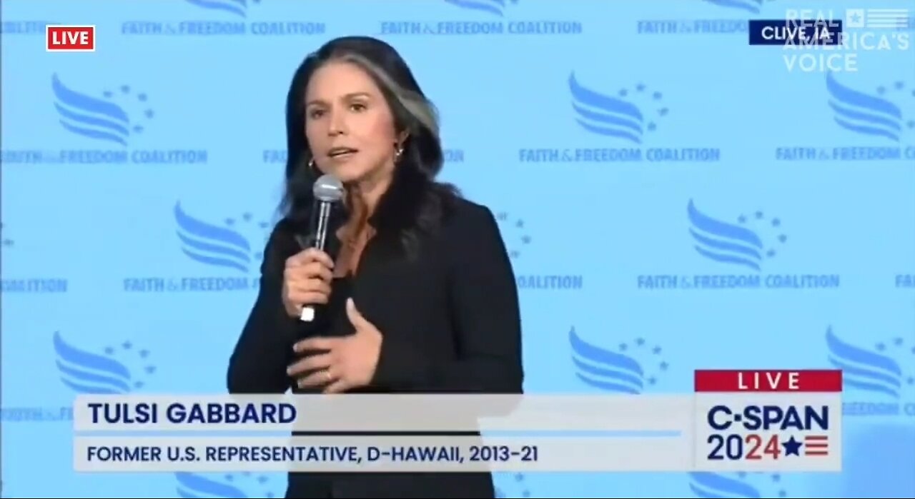 Tulsi Gabbard Democrat Party Is Trying To Take Away Our God Given Rights