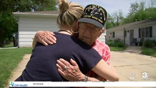 WWII Veteran Frank Smith is 100 years old and still serving his Beatrice neighbors