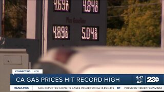 California Gas Prices Hit Record High