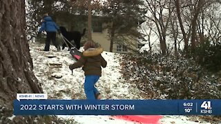 2022 starts with winter storm