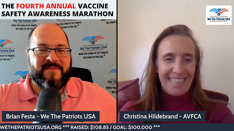 Christina Hildebrand - Fourth Vaccine Safety Awareness Marathon (2023) - Clip 7