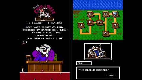 Nintendo Entertainment System (NES) :: Chip 'N Dale: Rescue Rangers :: Walkthrough + Credits
