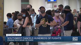 Southwest cancels hundreds of flights