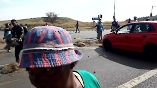 SOUTH AFRICA - Johannesburg - Freedom Park Protest (videos) (fHX)