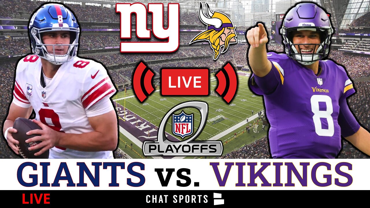 Giants vs. Vikings Live Stream, Scoreboard, PlayBy-Play, Highlights, Stats  & Updates