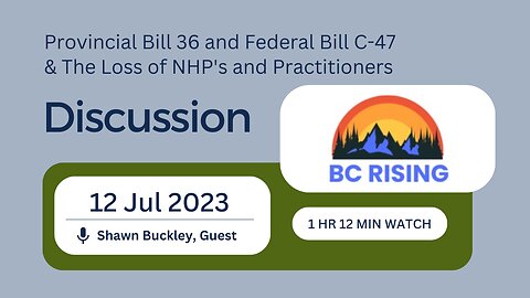 Bill 36 and Bill C47 with BC Rising