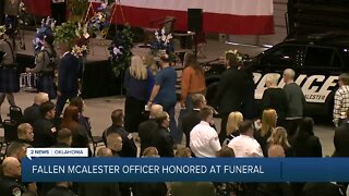 Fallen McAlester Officer Honored at Funeral