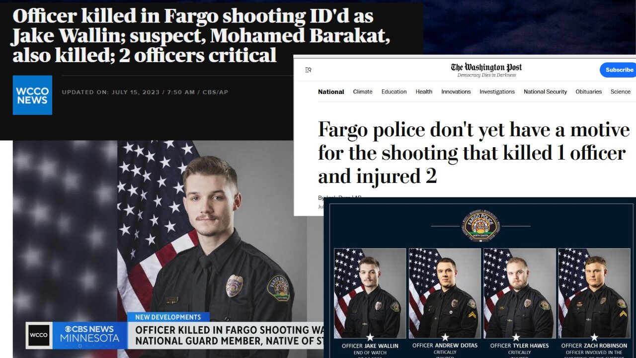 Officer Killed In Fargo Ambush Shooting; Suspect, Mohamed Barakat, Also ...