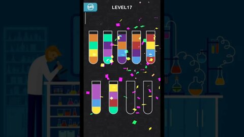 Water Color Sort Level 16-19 Walkthrough Solution iOS/Android | Water Sort Puzzle - Sort Color Game
