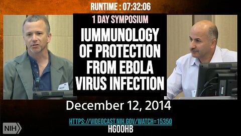 (Dec 12 2014)Symposium: Immunology of Protection frm Ebola Virus Infection (Callahan Hamburg Bavari)