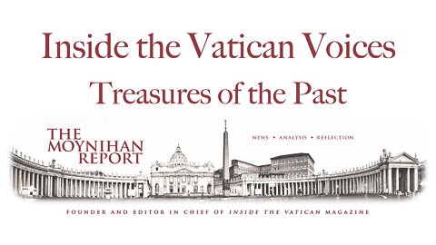Inside the Vatican Voices: Treasures of the Past, ITV Writer's Chat W/ Dr. Anthony Esolen