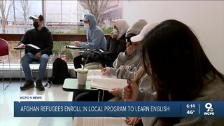 Afghan refugees enroll in program to learn English
