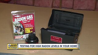 Testing for high radon levels in your home
