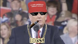 We will never ever surrender: Thug Life Like a Boss style: Trump