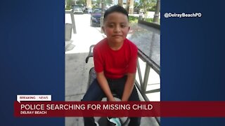 Delray Beach Police looking for missing 7-year-old boy