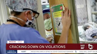 San Diego County cracking down on COVID-19 violations