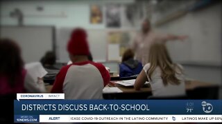 Districts discuss back-to-school