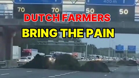 Dutch farmers are not joking