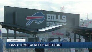 Fans allowed to attend Divisional playoff game against Ravens