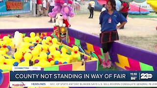 Kern County Board of Supervisors say they will not stand in the way of the fair