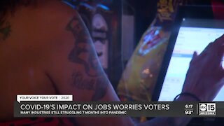 COVID-19's impact on jobs worries voters