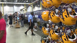 North Ridgeville's football helmet manufacturer, Riddell, playing catch up after shut down