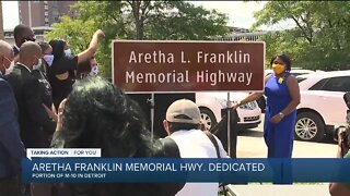 Aretha Franklin Memorial Highway dedicated