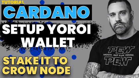 Create a Cardano Yoroi Wallet and Stake To Crow Node (Guide)