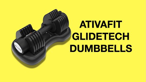 Ativafit GlideTech Adjustable Dumbbells Review (44 lbs)