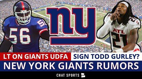 Lawrence Taylor LOVES A Giants UDFA + Sign Todd Gurley In NFL Free Agency?
