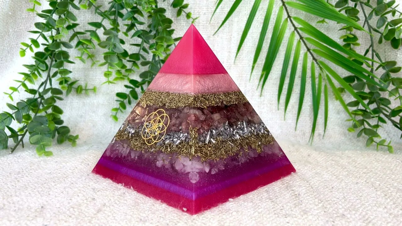 Ascension Orgonites Pyramid - SABRINA