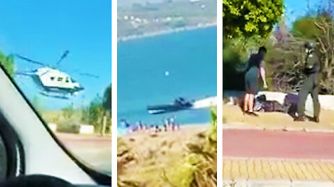 Police Chase Smuggler in Marbella, Spain