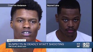 Two arrested in downtown Phoenix hotel shooting