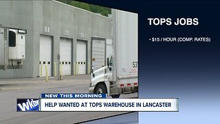 Tops is looking to fill many positions at warehouse in Lancaster