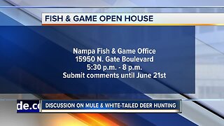 Fish & Game open house on mule deer