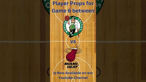 Players Props between the Celtics vs Heat is now on our YouTube Channel #nba #nbaplayerpropstoday