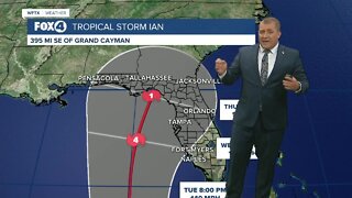 FORECAST: Few storms this weekend, all eyes on Tropical Storm Ian
