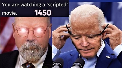 You're Watching a Scripted Movie! Biden: Fake President on a Fake White House Set! WHO's in Charge?