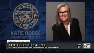 Secretary of State Katie Hobbs assigned protection over threats amid election audit