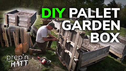 DIY Pallet Garden Box (Prep'n with Matt)