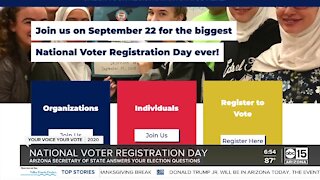 National Voter Registration Day information