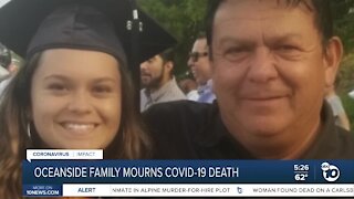 Oceanside family mourns COVID-19 death