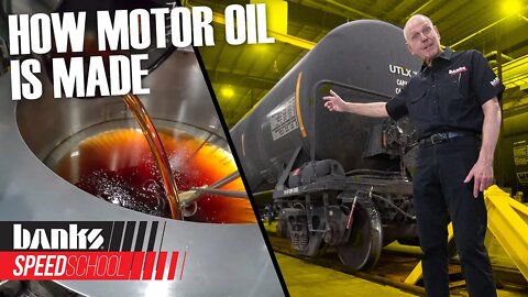 How synthetic motor oil is made | Banks Speed School Ep 1