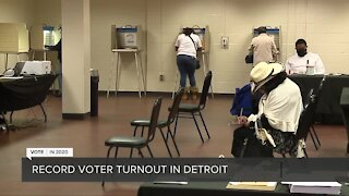 Record voter turnout in Detroit