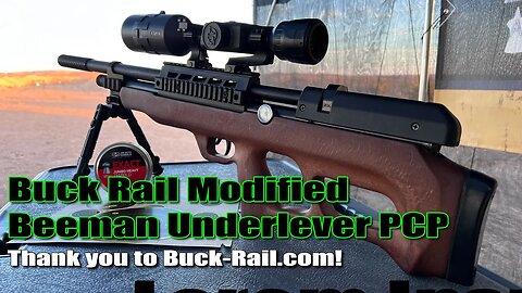 Airgun Week 2023 - Buck Rail Beeman Underlever PCP - Affordable Airgun Mods! - www.buck-rail.com
