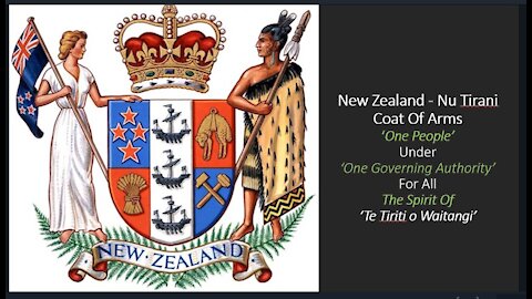 The Original Spirit Of The Treaty Illustrated By The NZ Coat Of Arms.