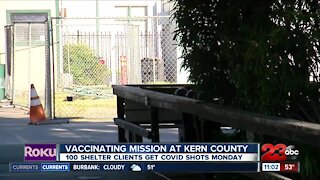 Mission at Kern County receives vaccines Monday