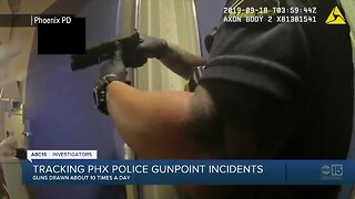 Tracking Phoenix police gunpoint incidents