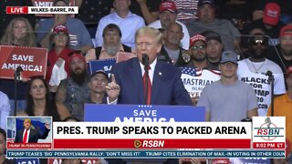 FULL EVENT: President Donald Trump Rally LIVE in Wilkes-Barre, PA 9/3/22